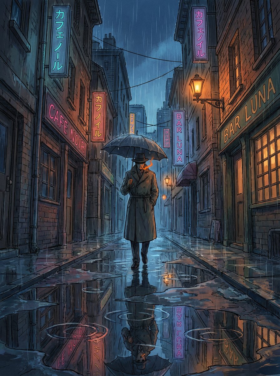 抖音风动漫-暗夜侦探社