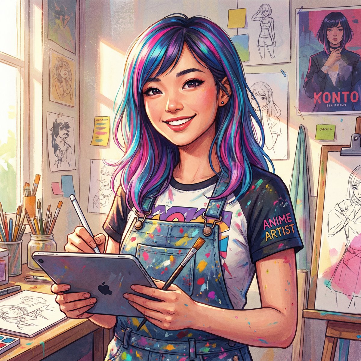 抖音风动漫画师-苏小染